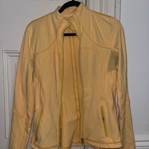 Yellow vintage lululemon define jacket